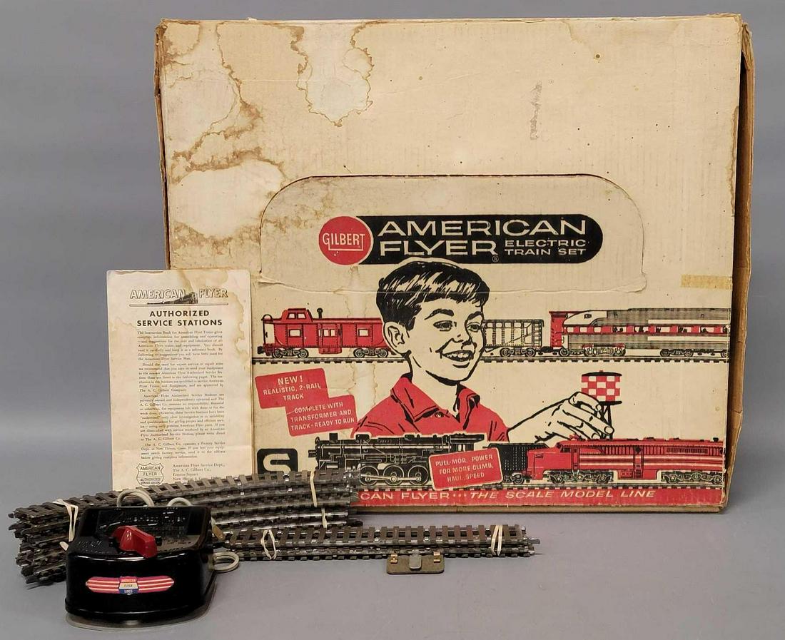 American Flyer Postwar S gauge 20741 Meteor freight  set box with track and transformer (1 of 11)