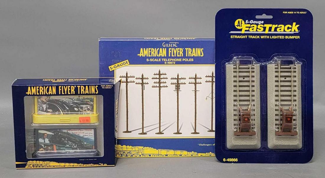 Three American Flyer LTI S gauge accessories in original boxes (1 of 4)