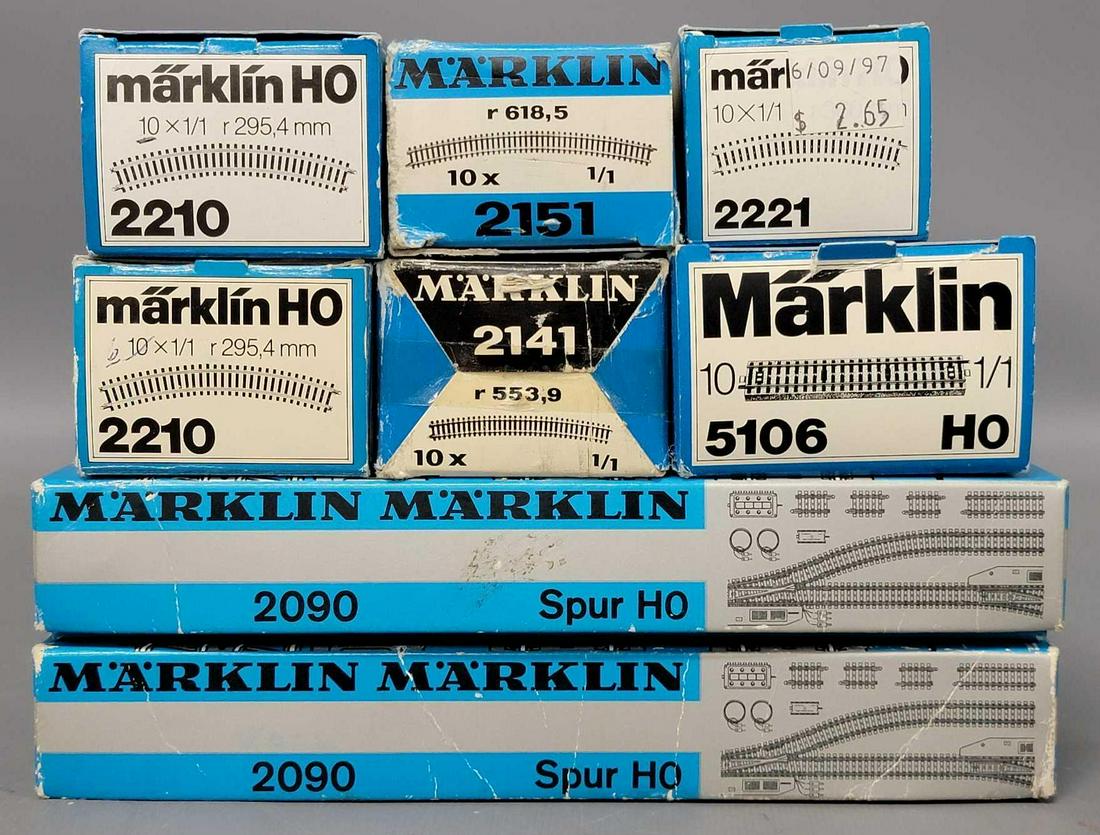 Group of Marklin HO scale track and switches (1 of 3)