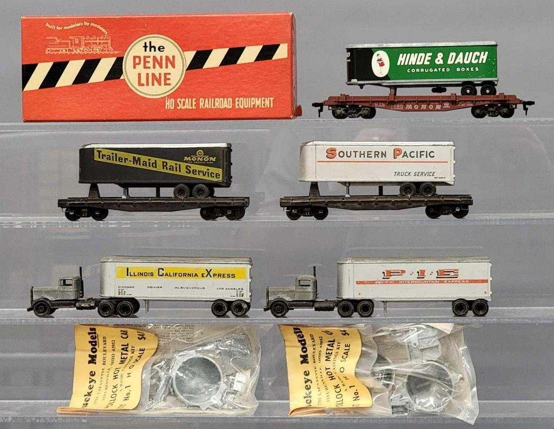 Great group of mixed built and unbuilt HO scale die cast kits Nov 26