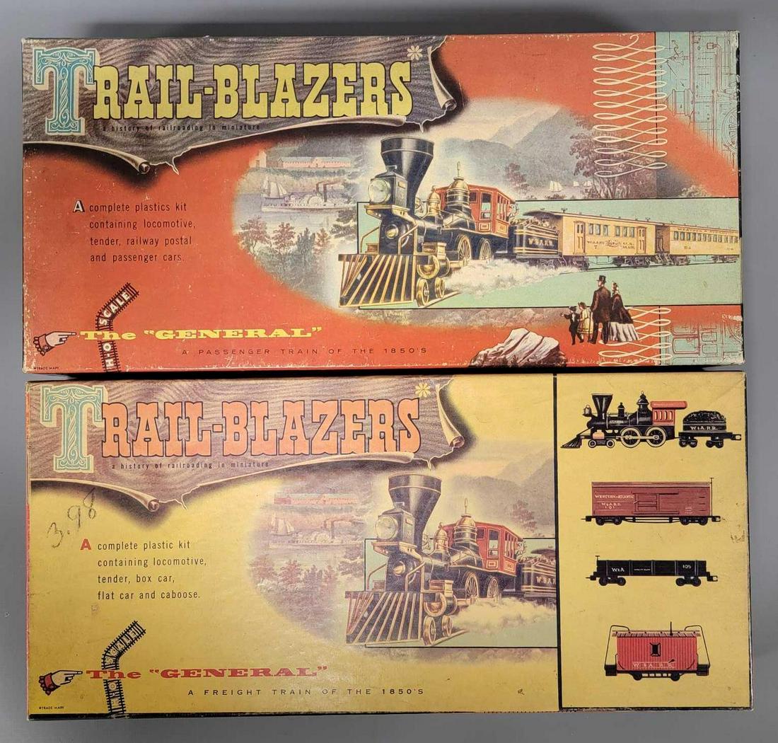 Two Mint unbuilt Trailblazers HO scale The General models kits Nov 26