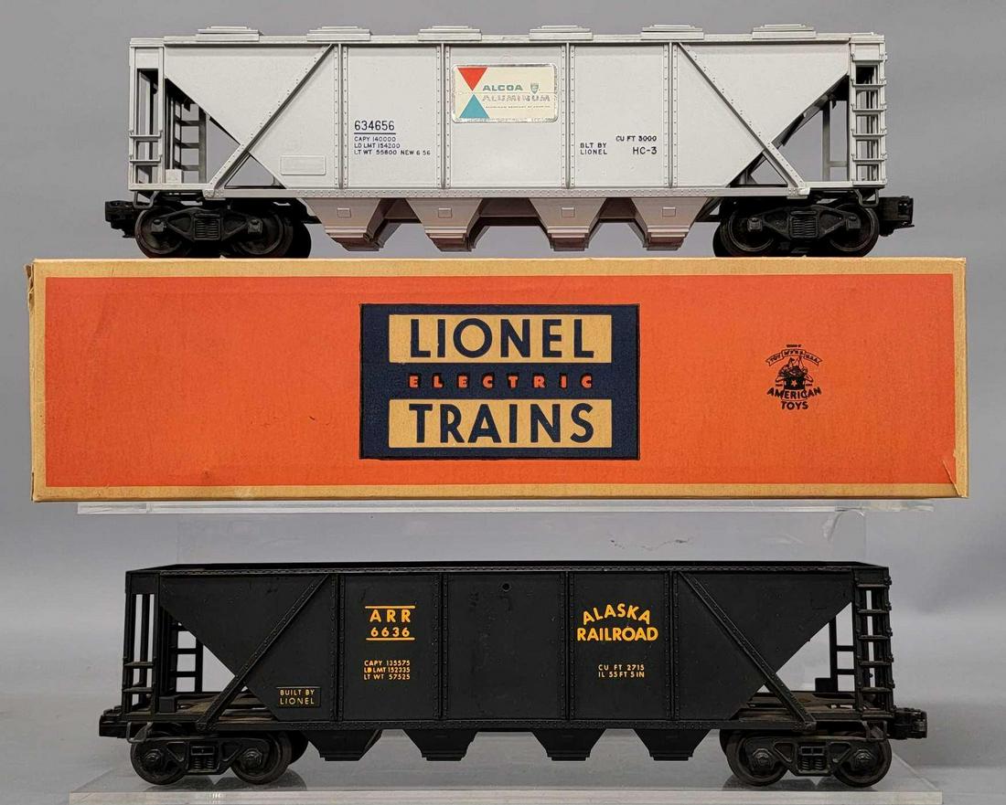 Unrun Lionel postwar O 6636 Alaska and 6346 Alcoa car with one OB (1 of 6)