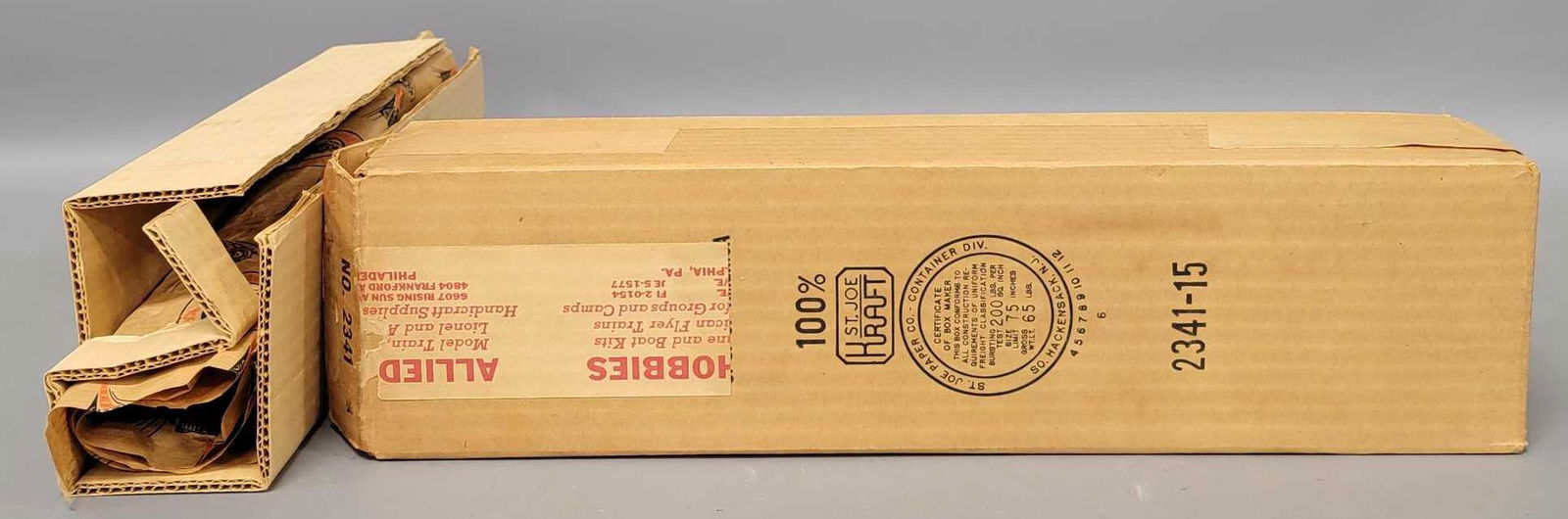 BRICK Lionel postwar O 2341 Jersey Central original box (1 of 8)