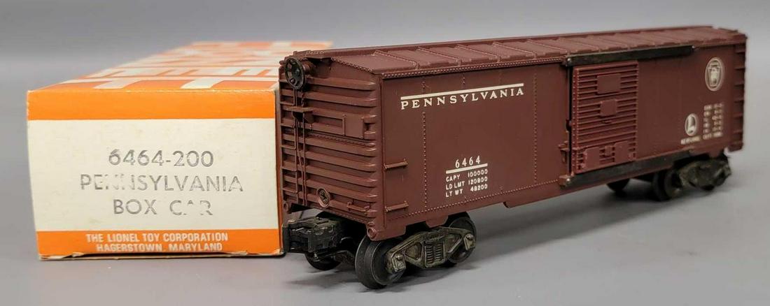 Unrun Lionel postwar O 6464-200 Pennsylvania  box car in original box (1 of 9)