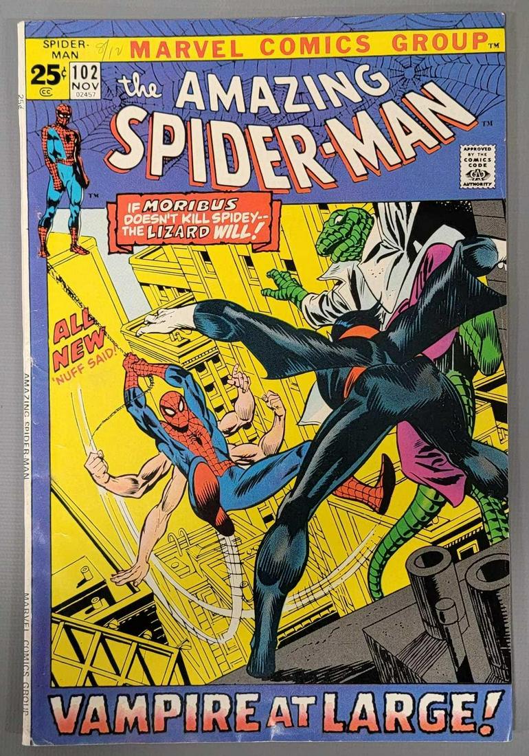 Amazing Spider-man 102 2nd appearance and origin of Morbius (1 of 8)
