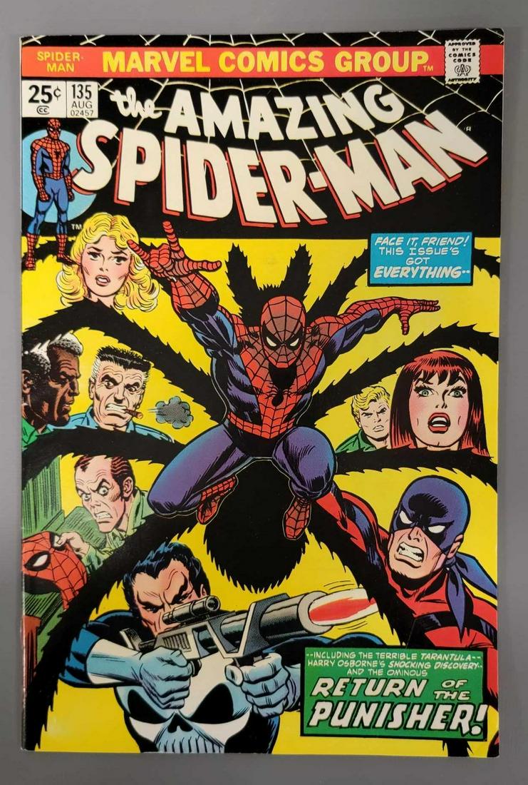 Amazing Spider-man 135 2nd appearance of Punisher origin of Tarantula (1 of 8)