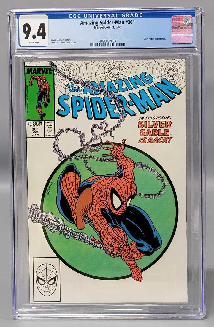 Amazing Spider-man 301 CGC 9.4 Silver Sable appearance (1 of 6)