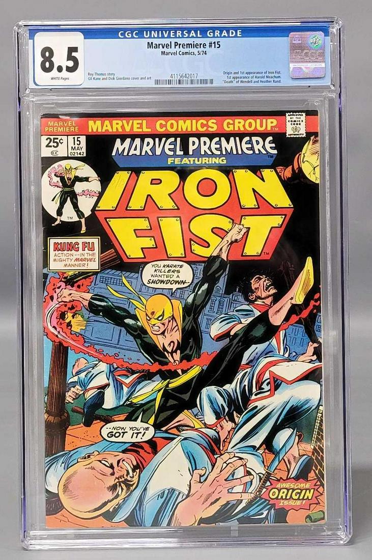 Marvel Premiere 15 CGC 8.5 1st appearance and origin of Iron Fist 1st appearance of Yu-Ti (1 of 6)