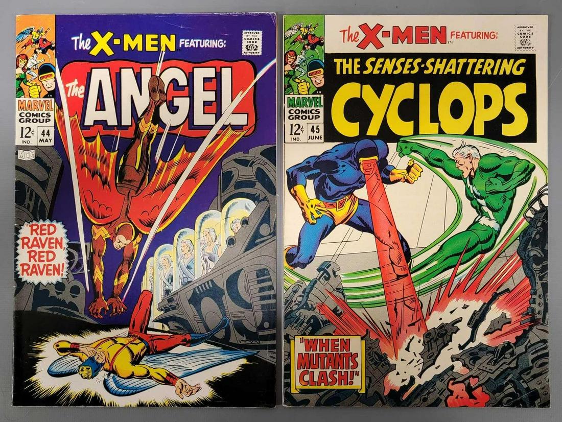 Uncanny X-Men 44 45 1st appearance of Red Raven in the Silver Age origin of Iceman (1 of 8)