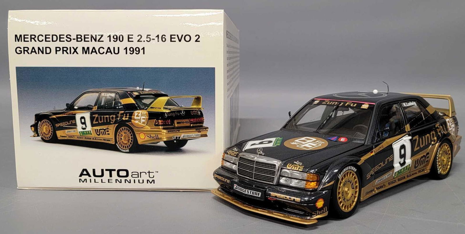 Auto Art Millennium 1:18 Scale Mercedes Benz 190 E 2.5 16 Evo2