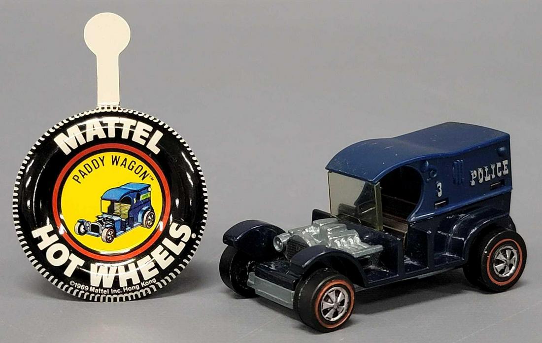 NICE Redline Hot Wheels US Paddy Wagon with button (1 of 8)