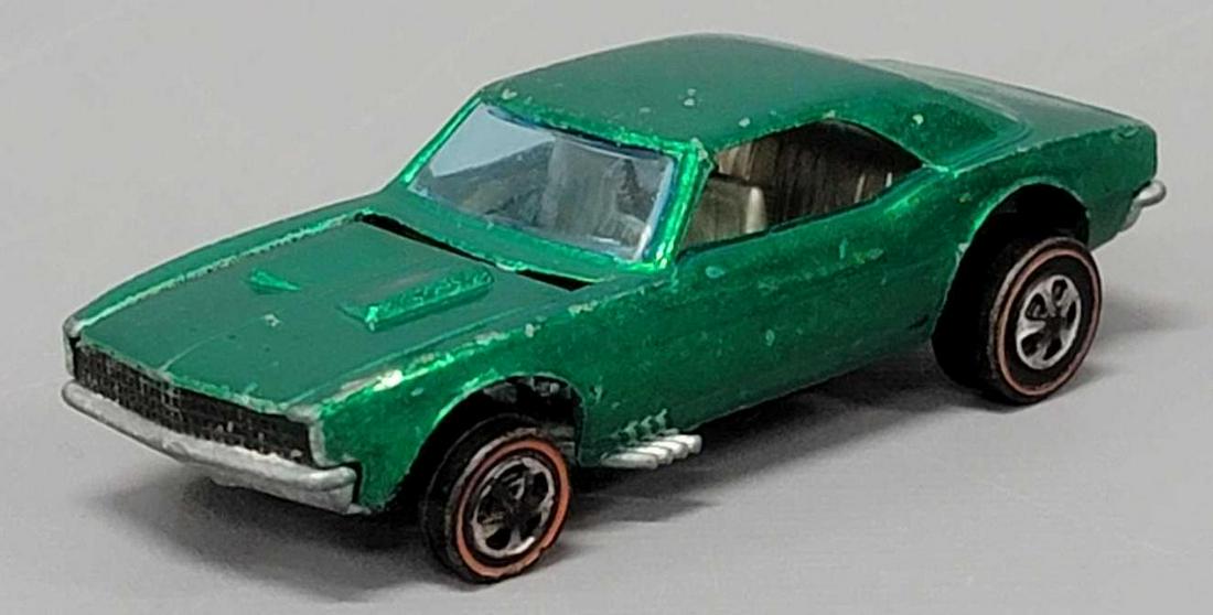 Redline Hot Wheels green hybrid US custom Camaro (1 of 10)