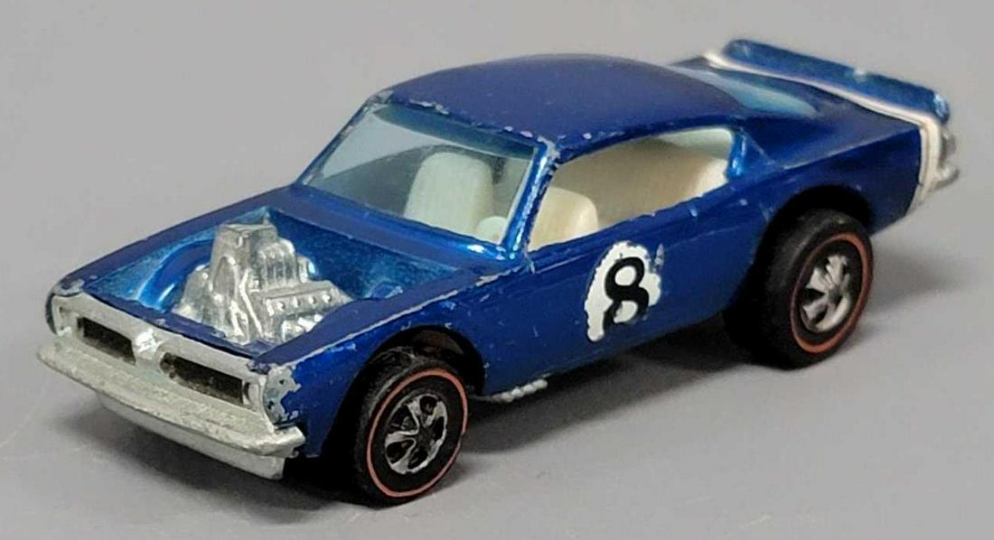 Redline Hot Wheels blue King Kuda (1 of 7)