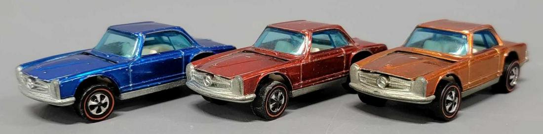 Three Redline Hot Wheels HK Mercedes Benz 280SL (1 of 8)