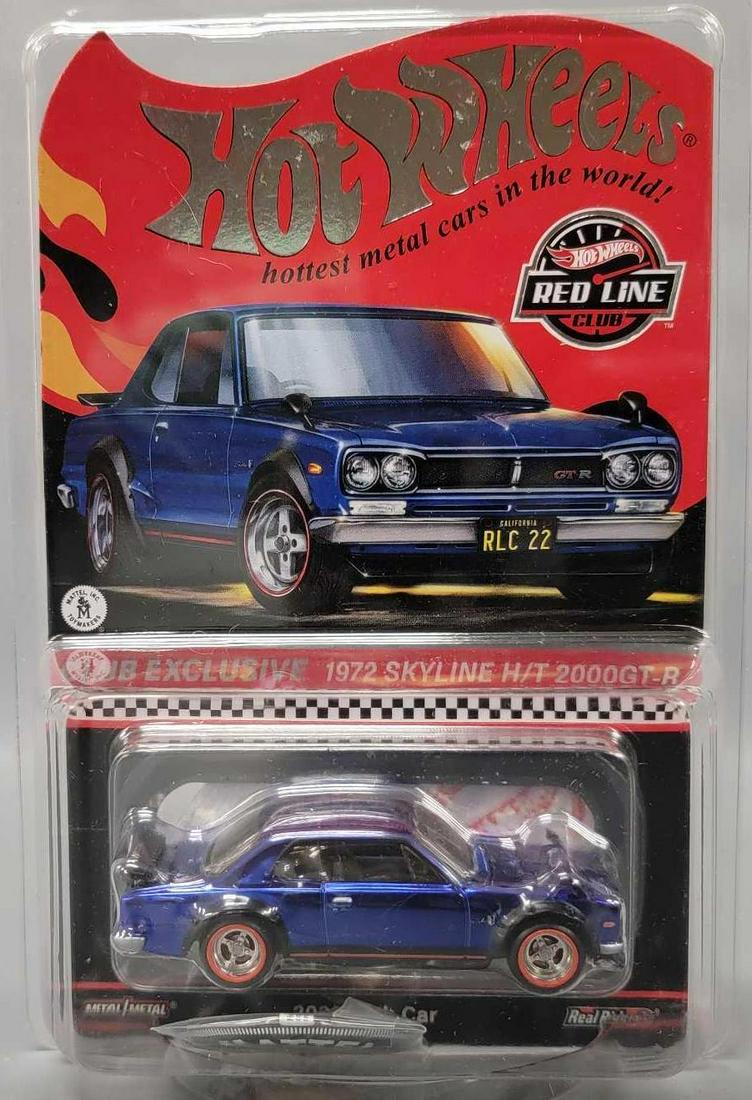 2022 Hot Wheels RLC 1972 Skyline H/T 2000GT-R club car on sealed blister with protector (1 of 8)