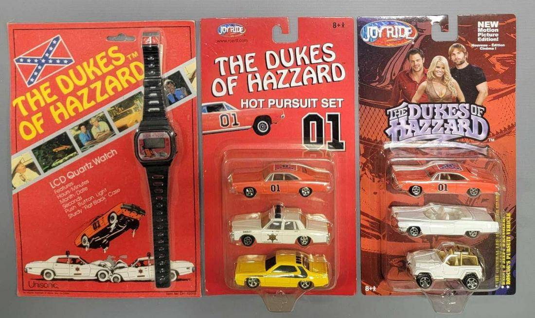 Two Joyride Dukes Of Hazzard Three Car Sets On Blister Cards Plus