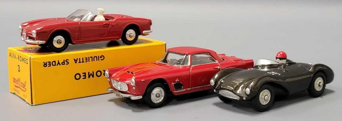 Three vintage European 1/43 die cast cars (1 of 8)