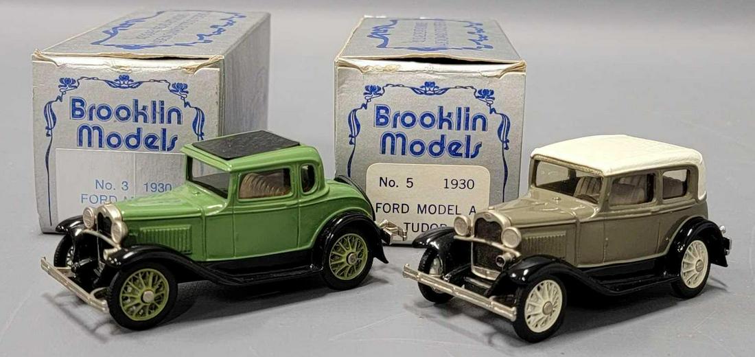 Two Brooklin 1930 Ford 1/43 scale die cast in original boxes (1 of 7)