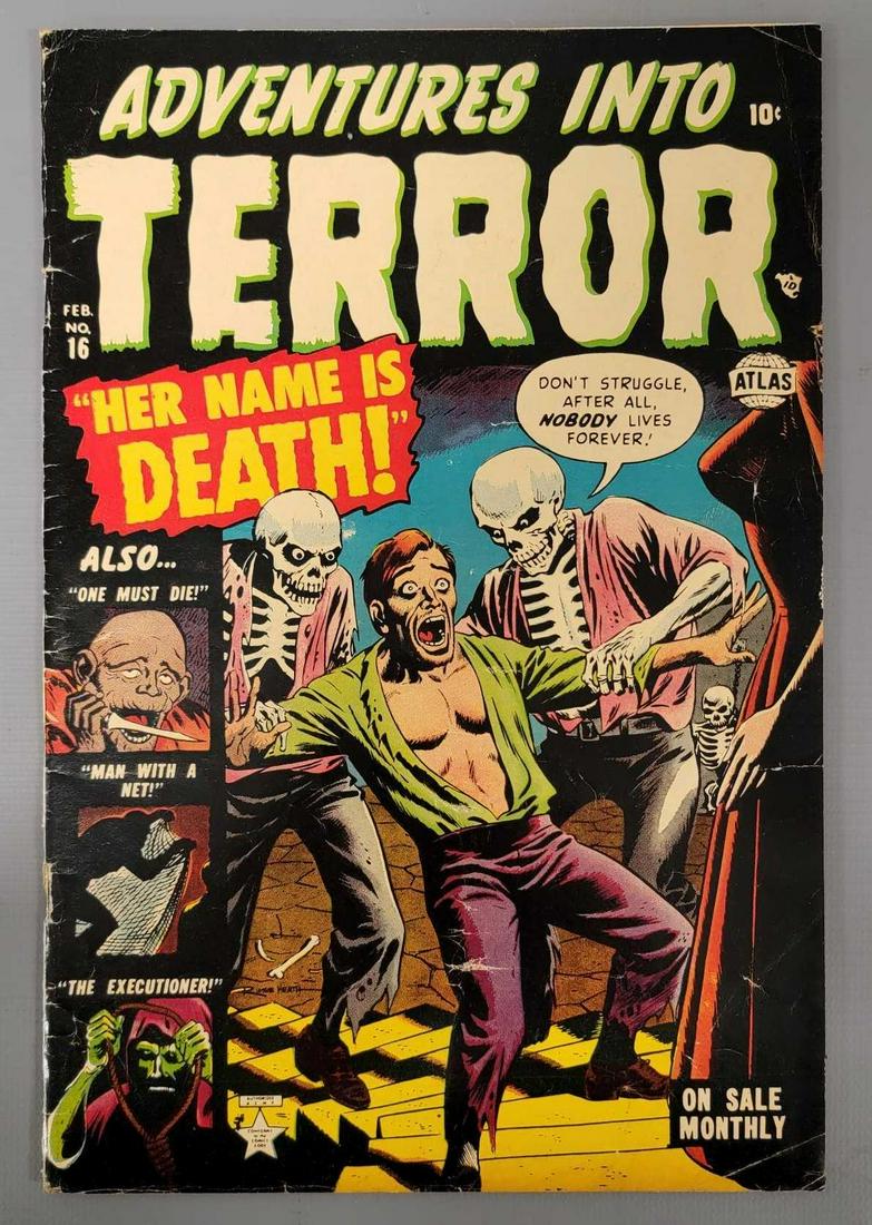 Adventures Into Terror 16 (Current Detective Stories) 1952 (1 of 8)