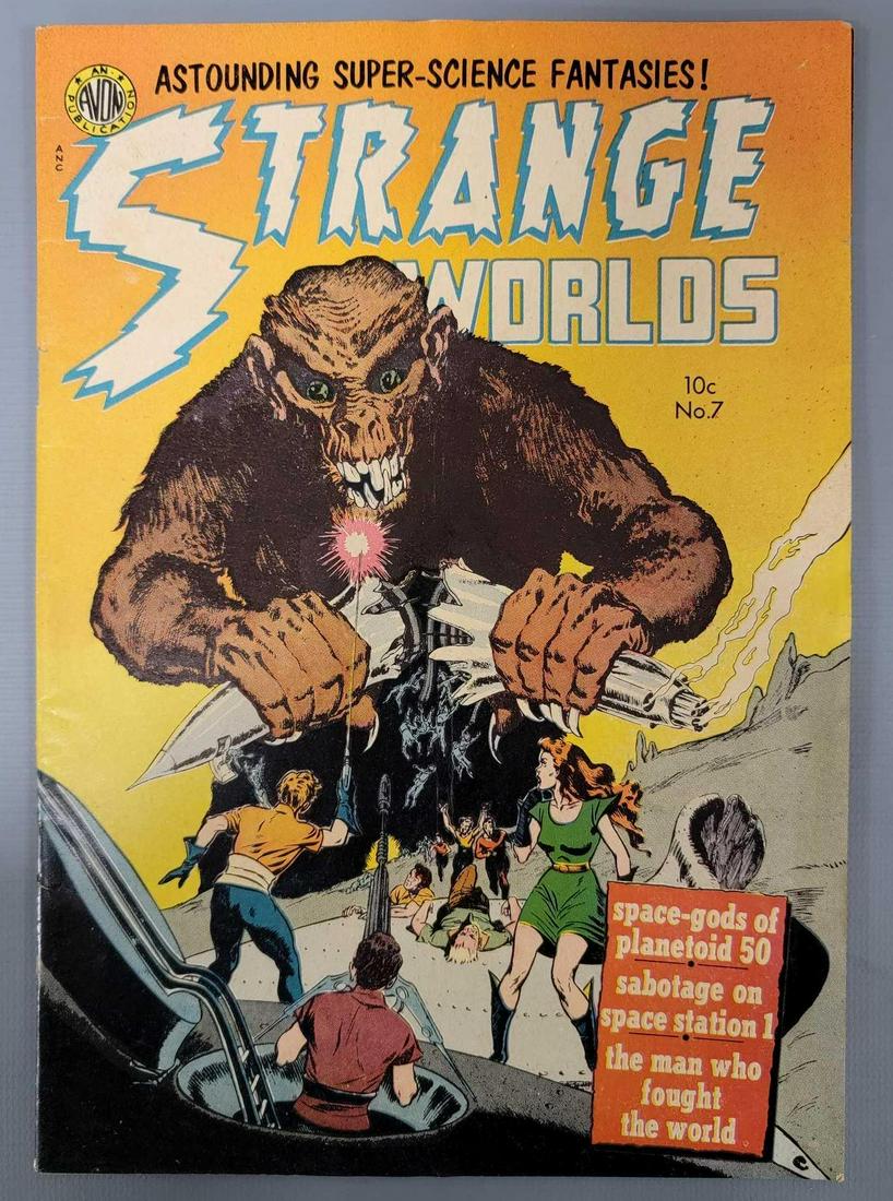 Strange Worlds #7 (Avon 1952) pre-code sci-fi (1 of 8)