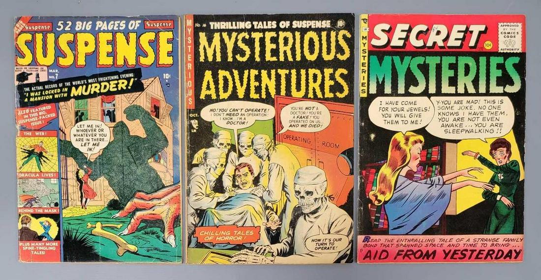 Three pre-code sci-fi horror comics (1 of 5)