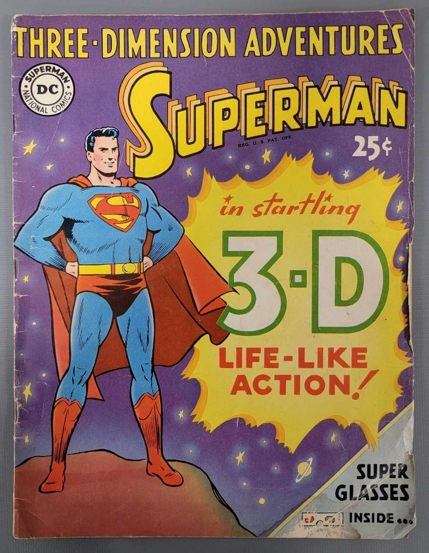 Three-Dimension Adventures Superman (DC) 1953 no glasses (1 of 8)