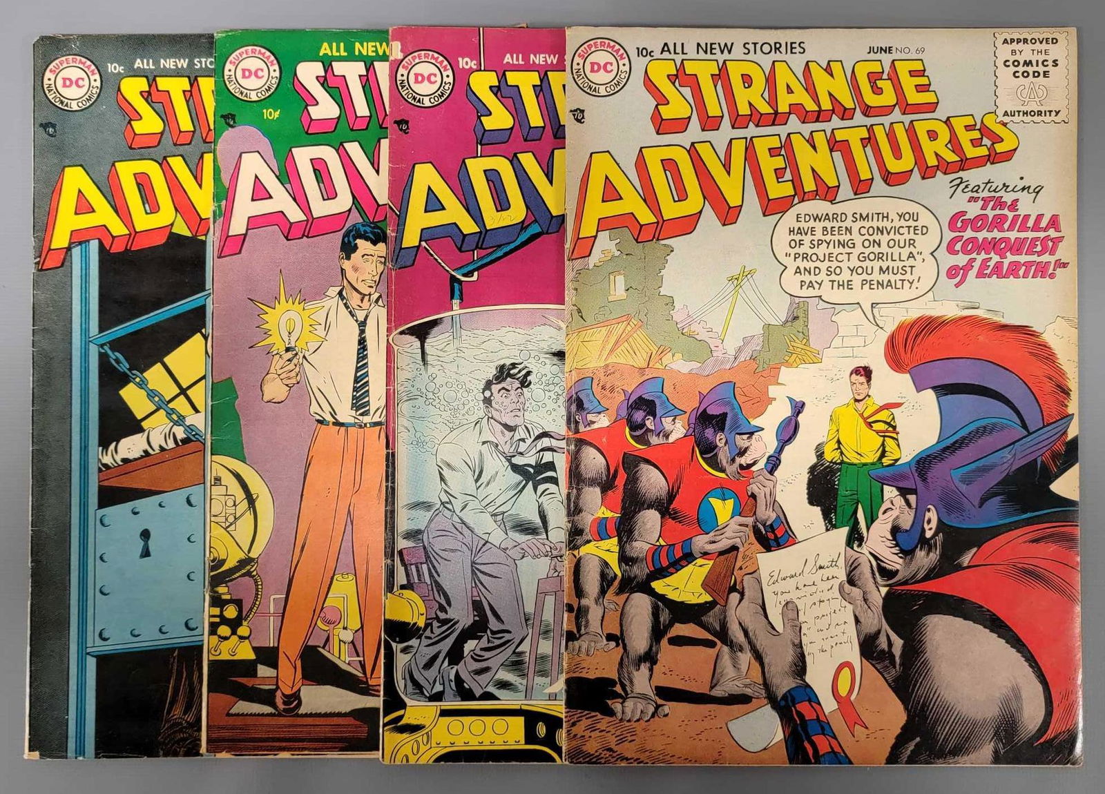 Strange Adventures 65, 66, 68, 69 (DC) 1956 (1 of 5)