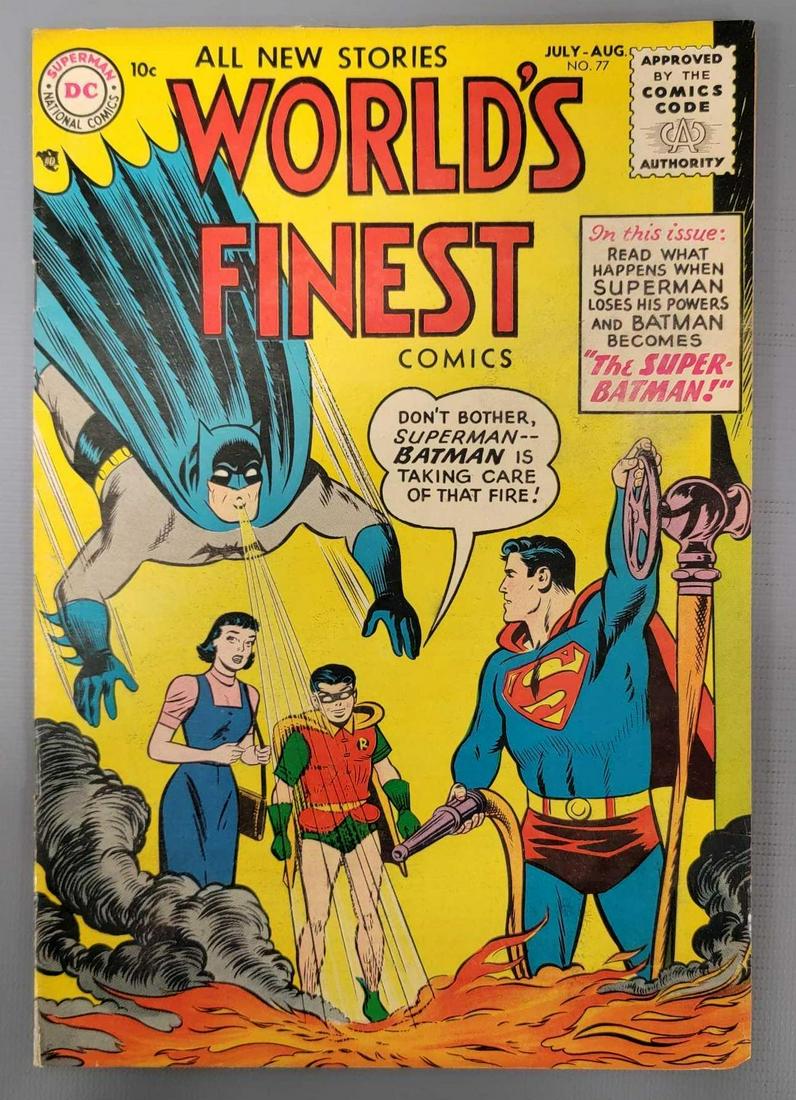 Worlds Finest Comics 77 (DC) 1955 (1 of 8)
