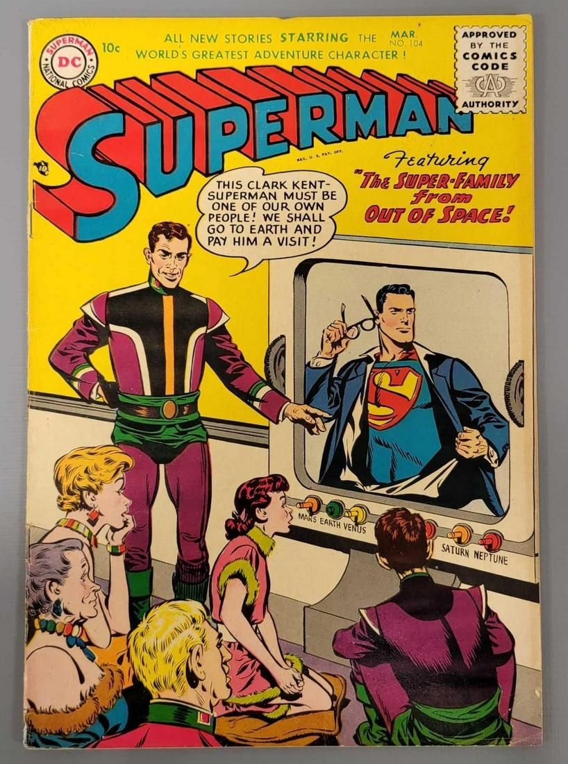 Superman 104 (DC) 1956 (1 of 8)