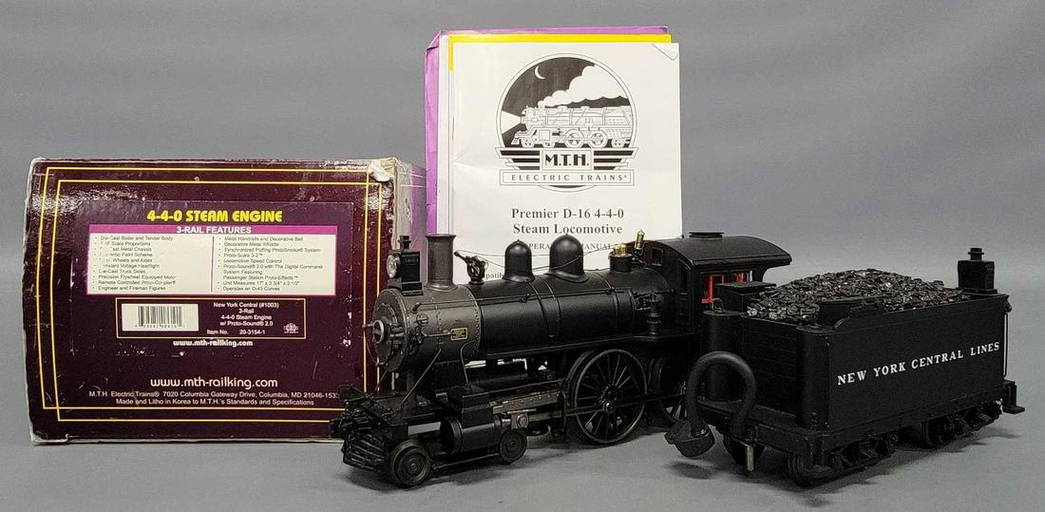 Mth Premier 20 3154 1 New York Central 4 4 0 Steam In