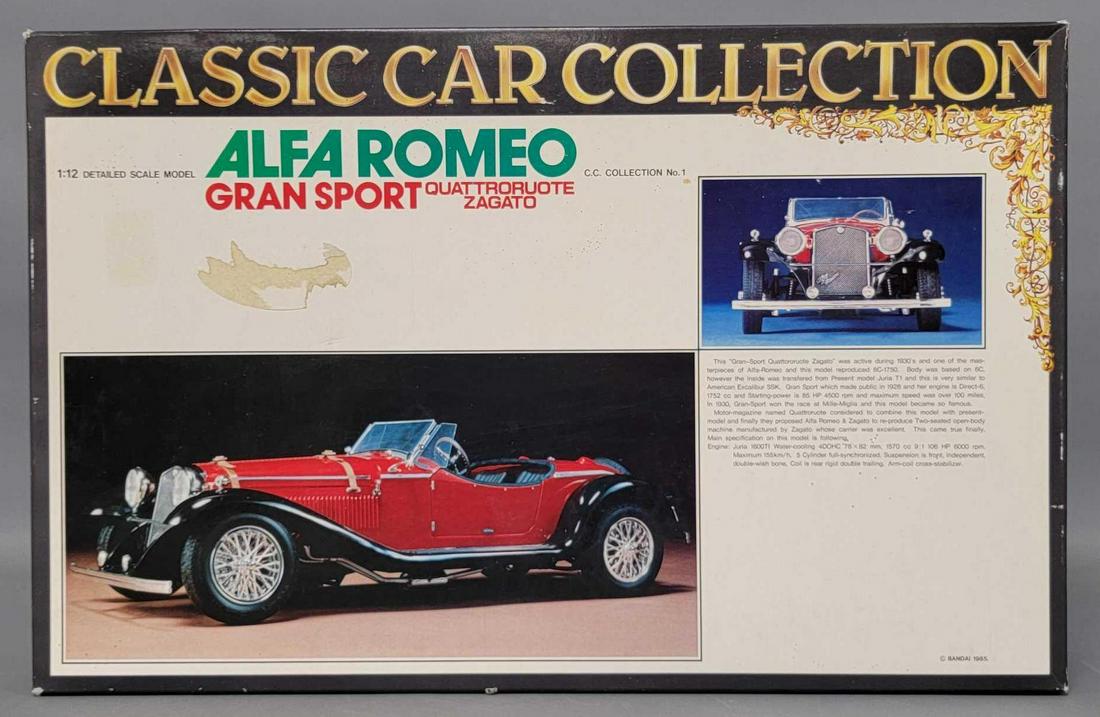 Alfa Romeo Gran Sport 1/12 スケール 未組立キット Unbuilt Bandai Alfa Romeo Gran Sport 1/12 Scale Model Kit