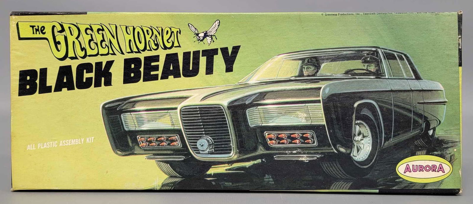 Unbuilt Aurora Green Hornet Black Beauty 1/32 scale model kit 489-100 (1 of 6)