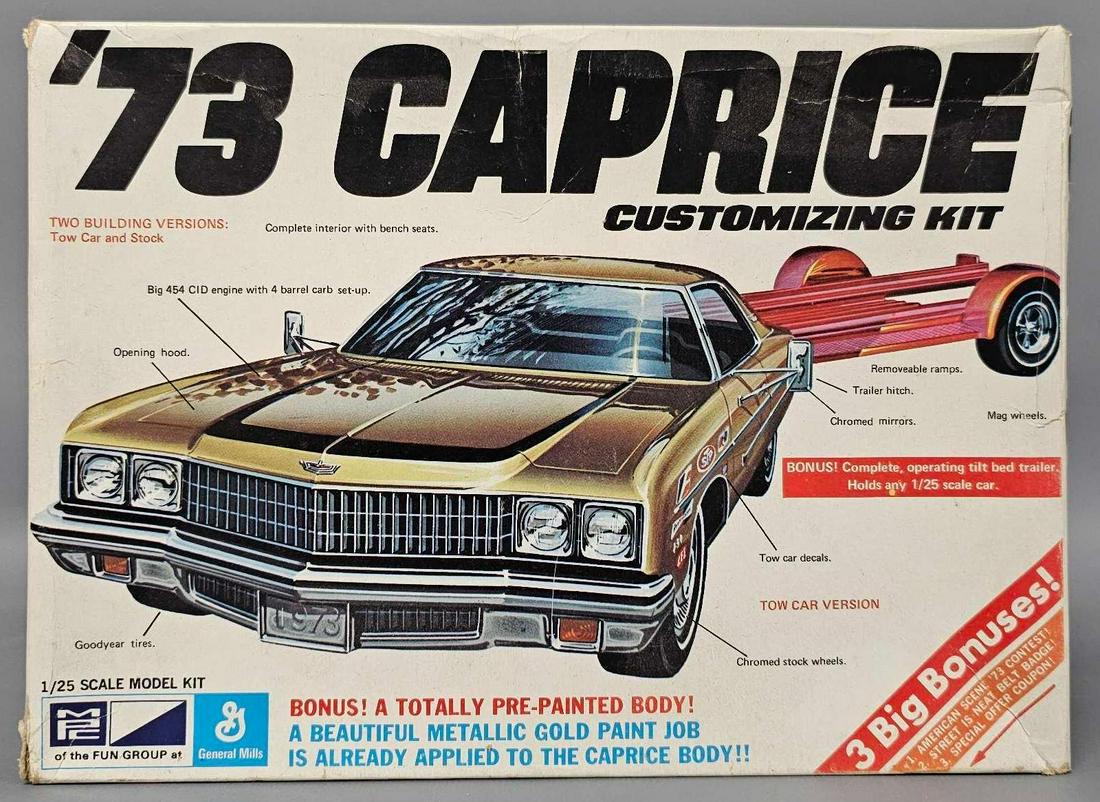 Mint unbuilt MPC 1973 Caprice 1/25 scale model kit 7304-250 (1 of 8)