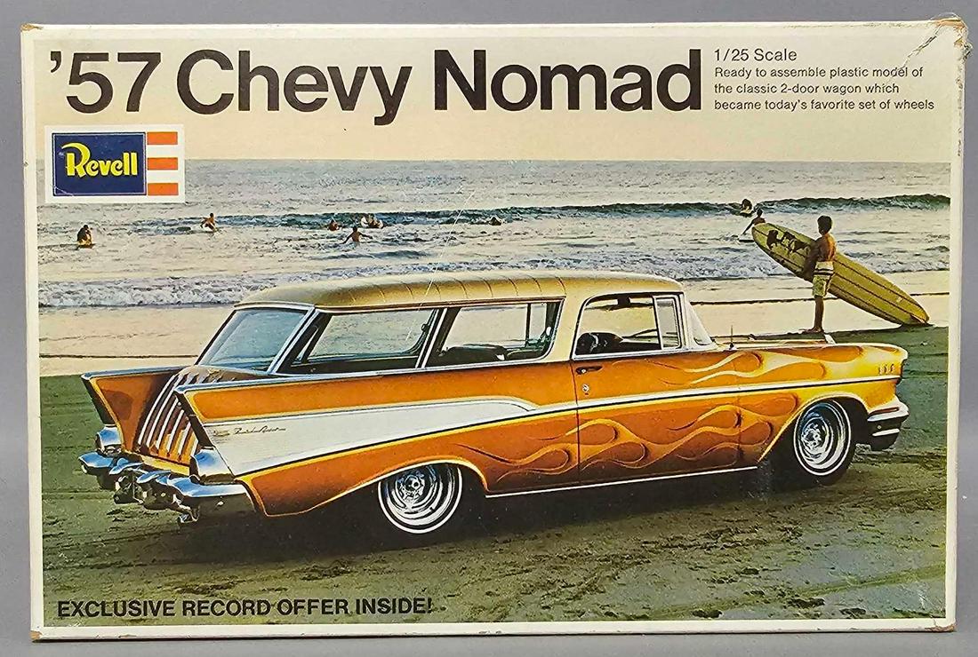 Unbuilt Revell 57 Chevy Nomad 1/25 scale model kit H1260:225 (1 of 7)
