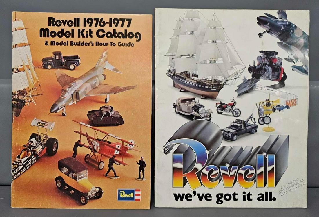 1976-77 and 1980 Revell model kit dealer catalogs (1 of 17)