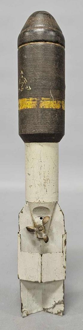 Inert WWII Japanese Type 2 H.E.A.T. Munition: Inert WWII Japanese Type 2 H.E.A.T. Munition, very good condition, complete and measures 10 1/4 inches long as seen in the photos.