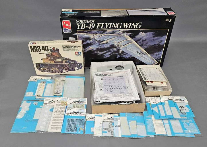 Mint Unbuilt Amt Ertl 8619 Northrop Yb 49 Flying Wing Plus Other ...