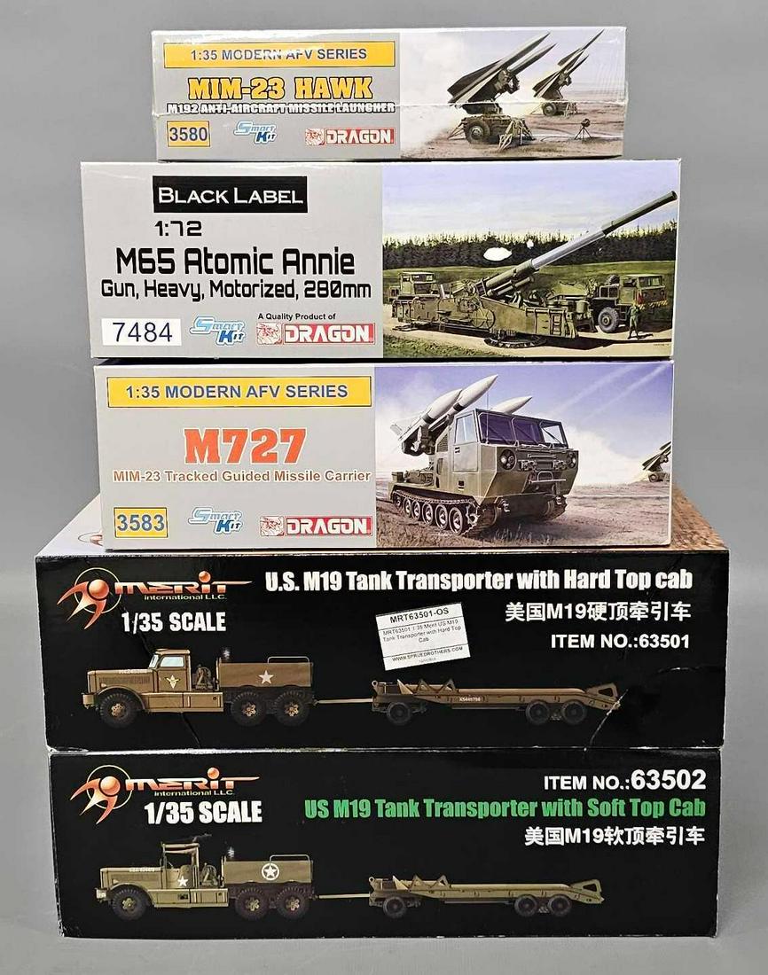 Five mixed scale mixed manufacturer model kits (1 of 8)