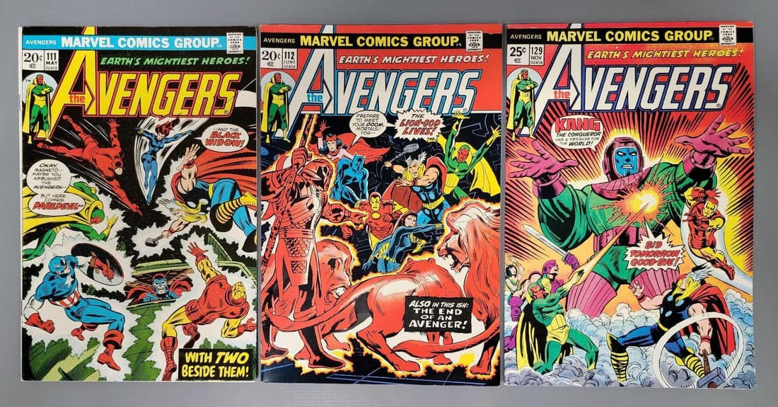 Avengers 111 112 129 (1 of 5)