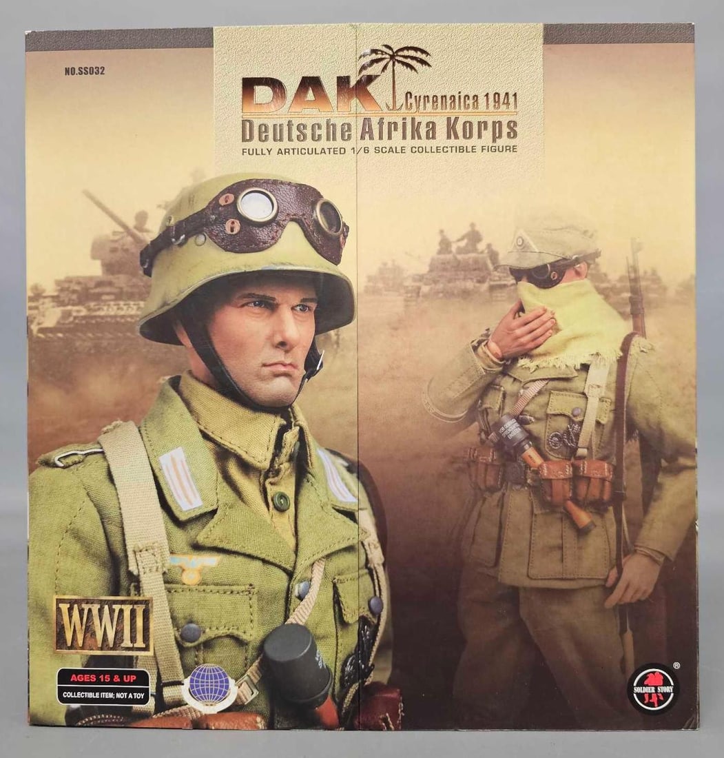 Did 1/6 Wwii Luca German Dak Afrika Wh Korps Nco Action Figure In