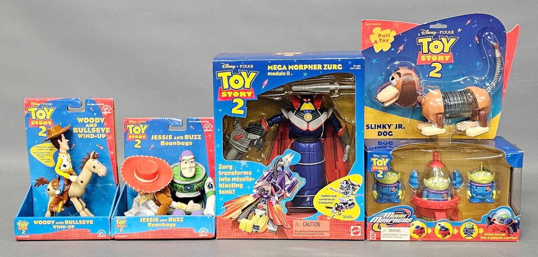 Group Of Five Nos Toy Story Toys In Original Boxes