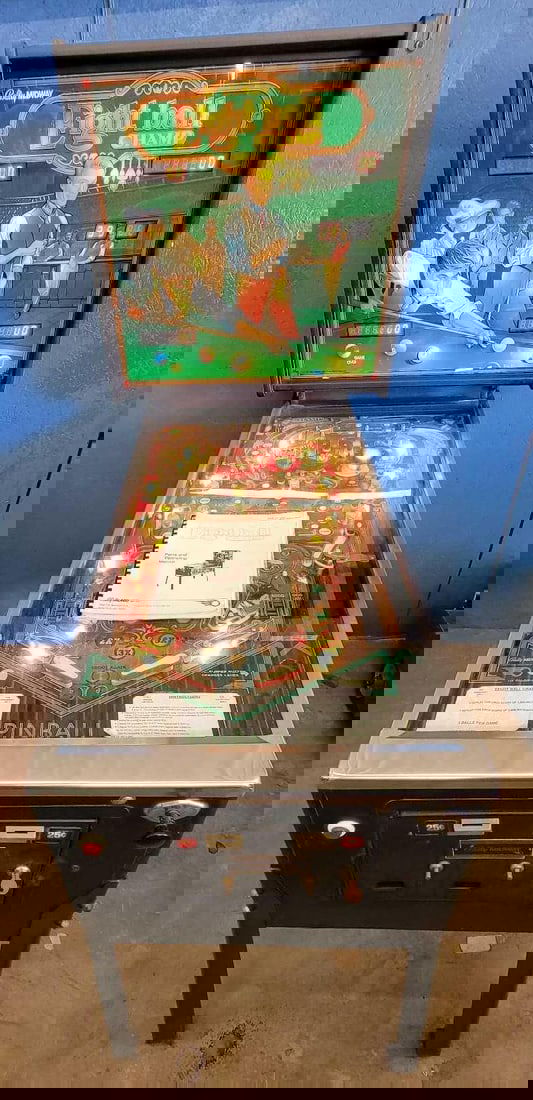 【関税込み】Bally フーディ & ジップアップ 1985 Bally Midway Eight Ball Champ Pinball Machine