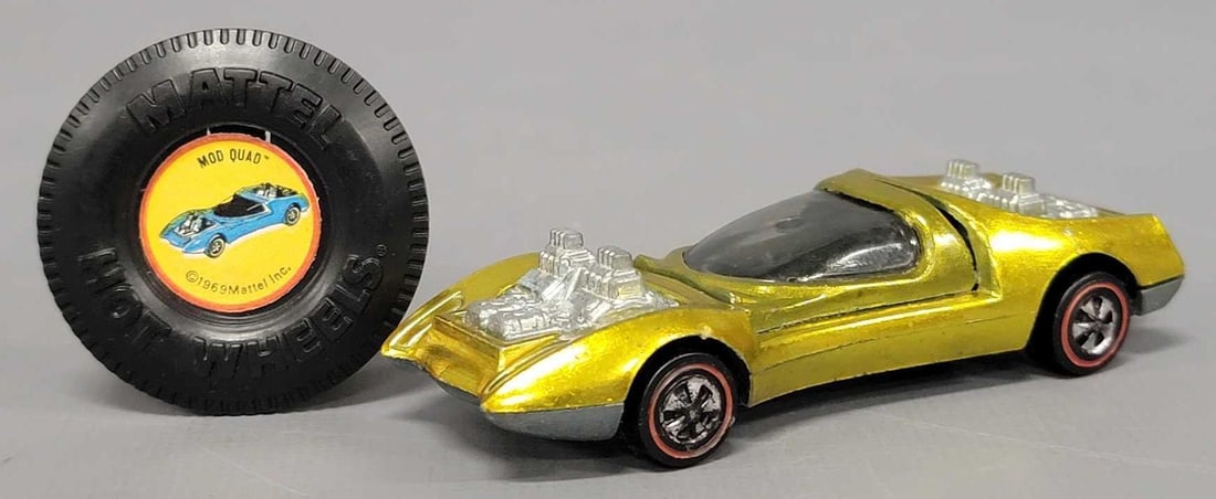 Redline Hot Wheels Yellow Mod Quad With Button