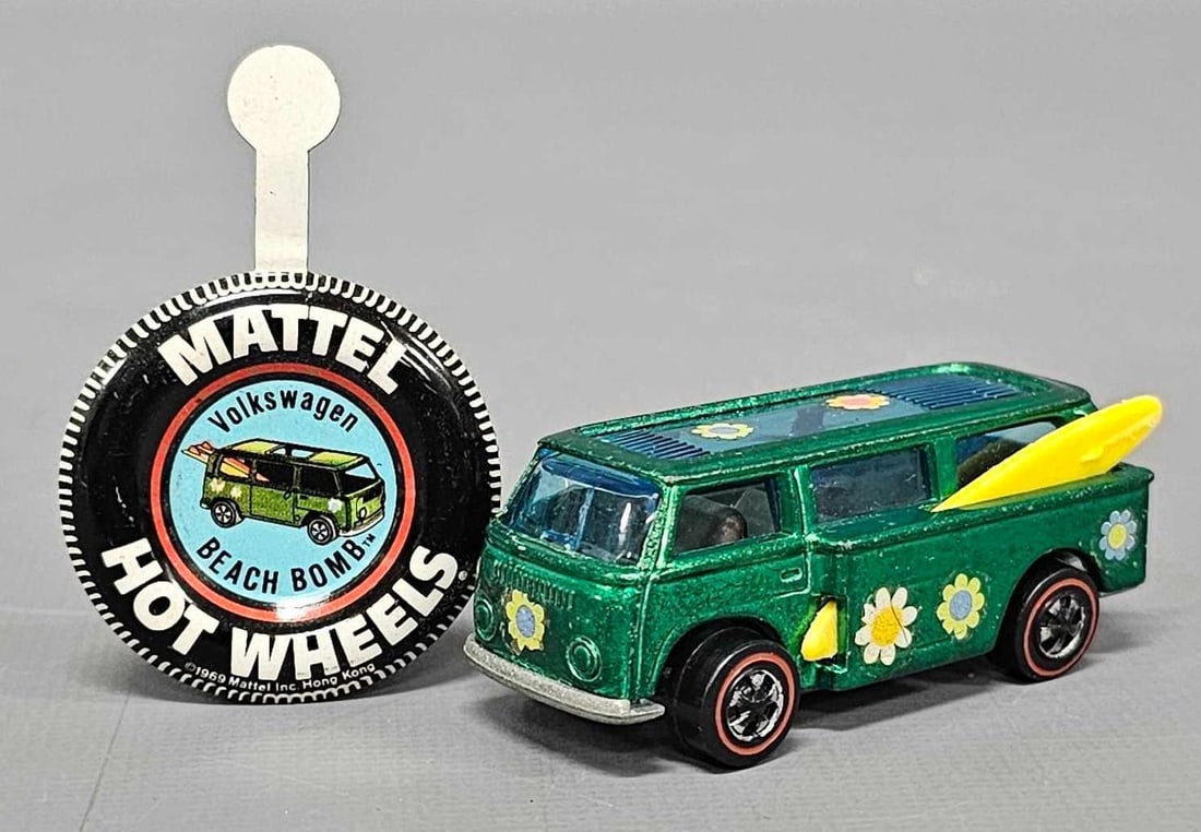 Hot Wheels Redline Volkswagen Beach Bomb 1969 Blue Gray Int