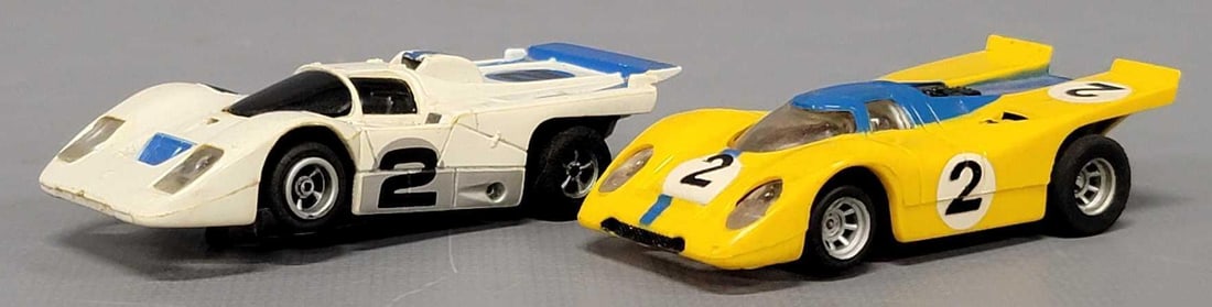 Two vintage AFX HO slot race cars (1 of 7)