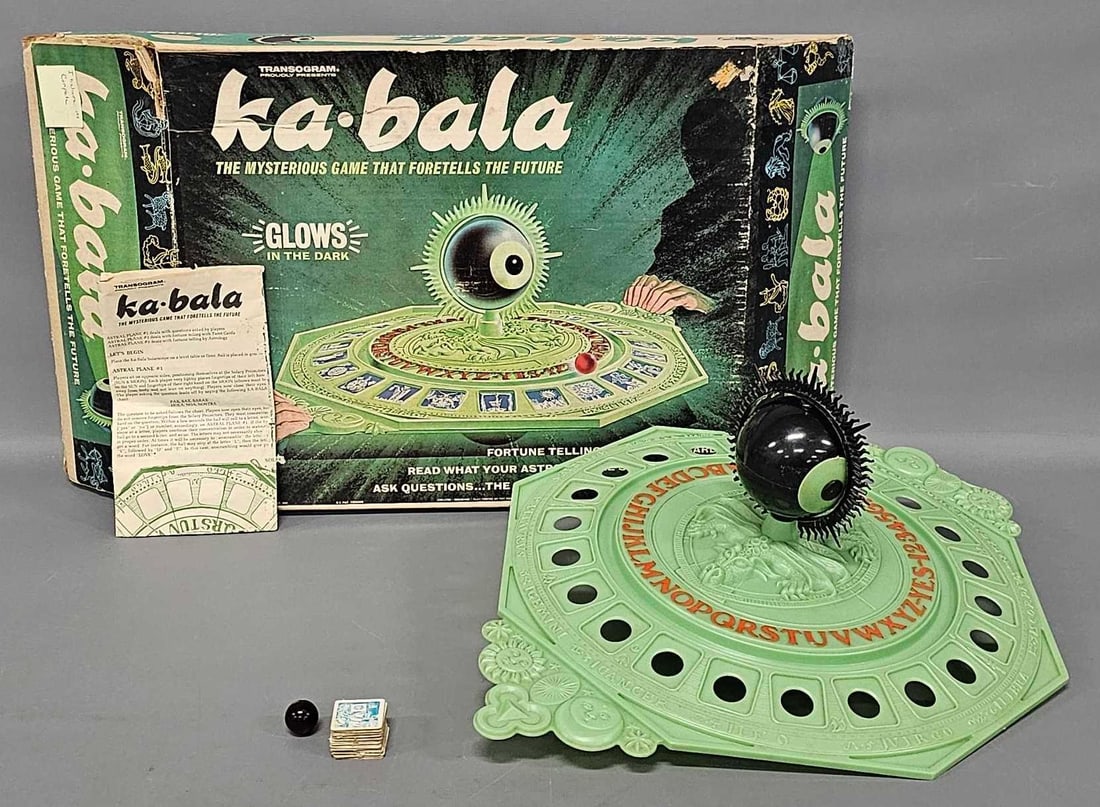 Transogram Ka-bala game complete: Transogram Ka-bala game, appears to be complete according to the original instruction sheet. The original box is in good to very good condition as seen in the photos.