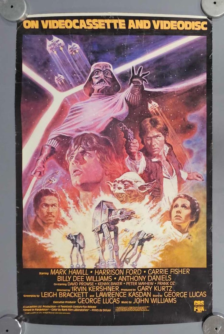 Uncommon 1980 Star Wars ESB The Empire Strikes Back poster (1 of 5)