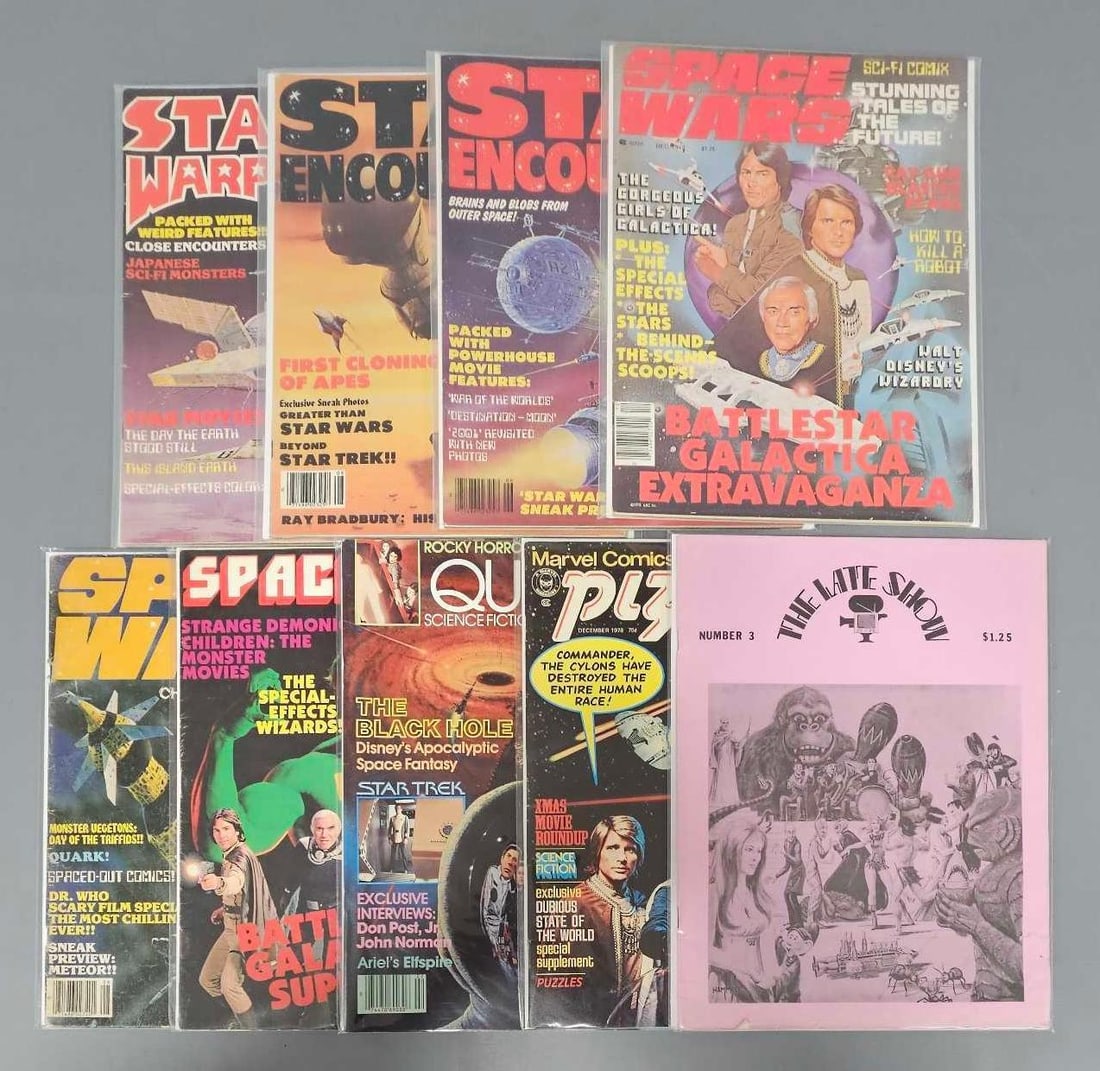 Nine Sci-Fi Magazines (1 of 5)