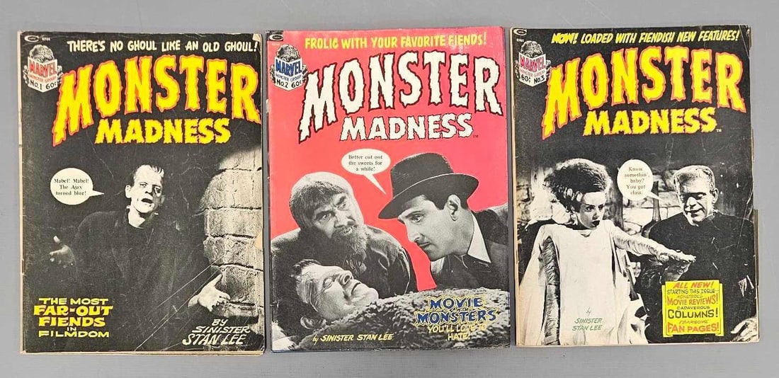 Three Monster Madness Magazines (1 of 5)
