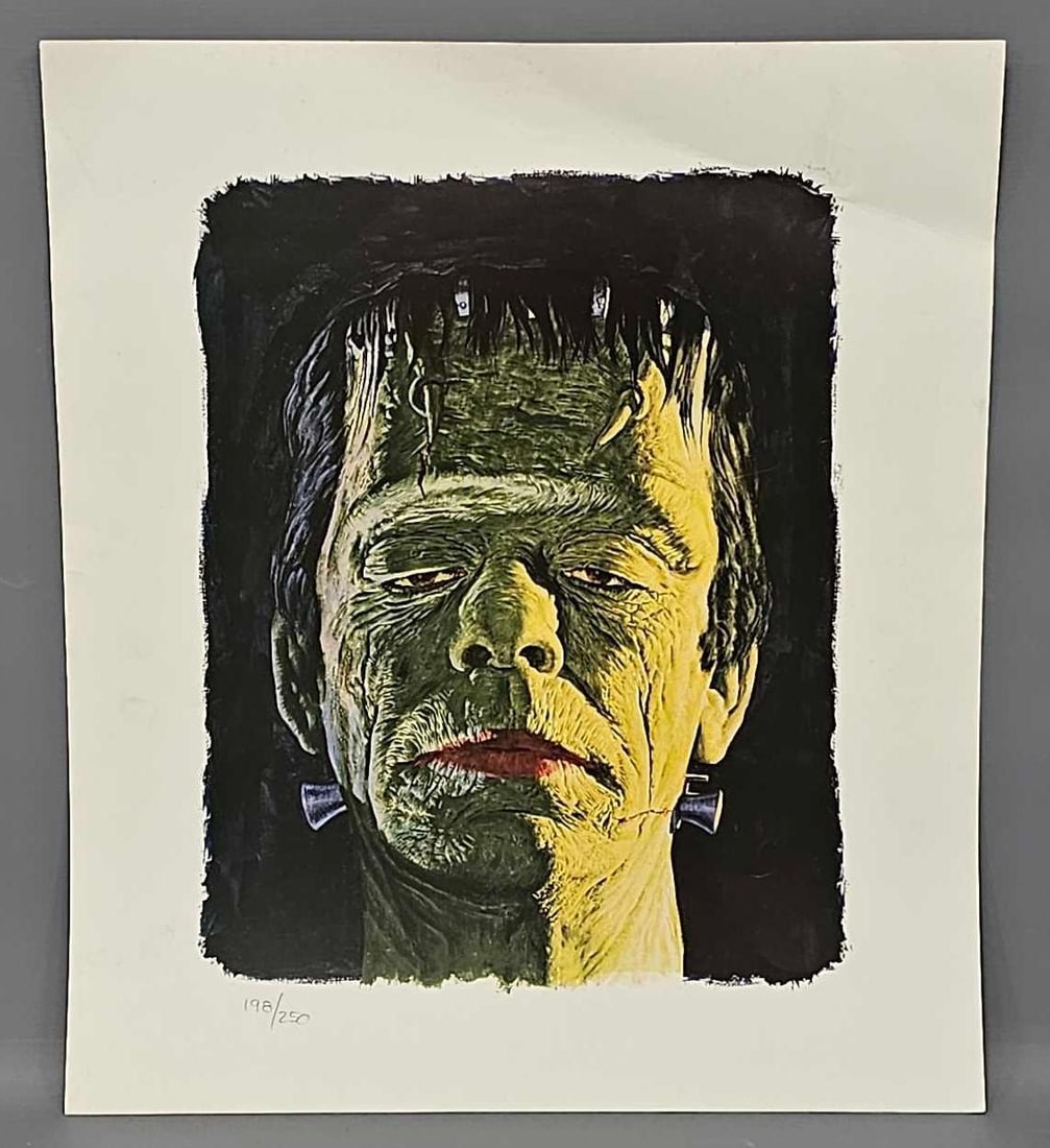 Dynacom Famous Monsters numbered James Bama print 98/250 Aurora model box art (1 of 3)